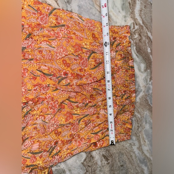 NWT Rachael Zoe maxi skirt set medium skirt small top boho ruffle with slit - Picture 9 of 9